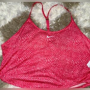 Nike Dry fit Crop Top in Pink